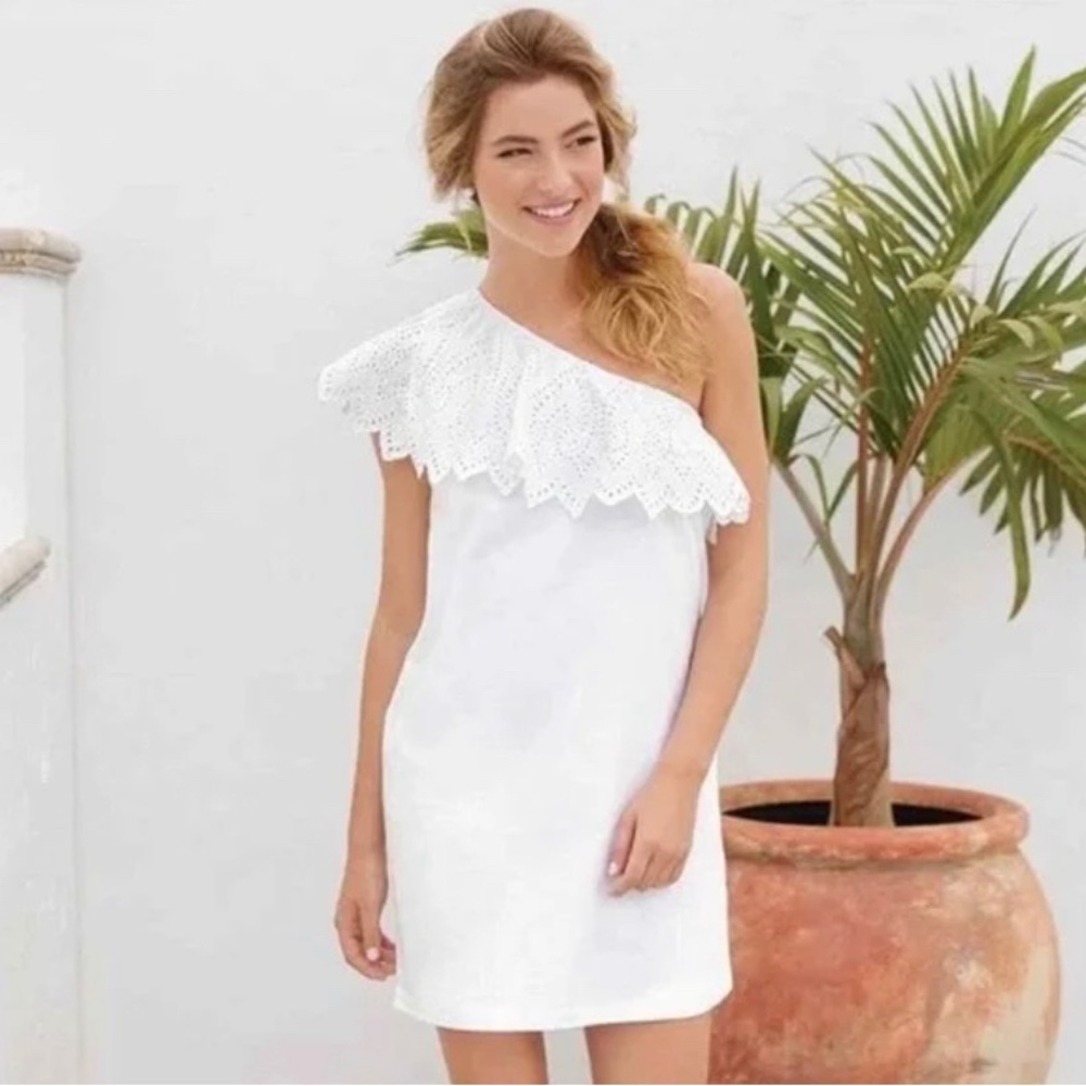 NWT Mudpie one shoulder lace dress size XS